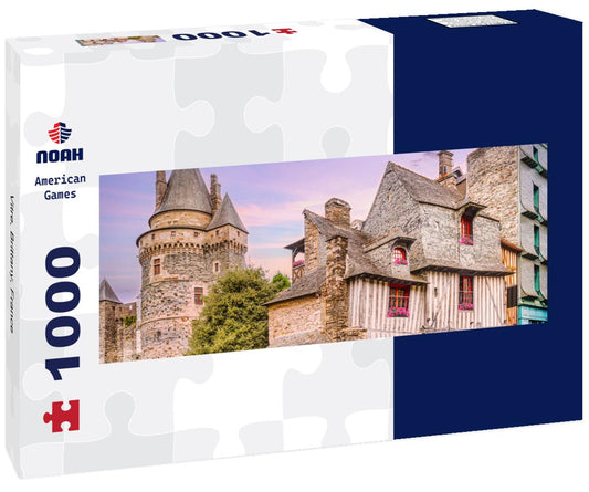 Noah Jigsaw Puzzle Vitre, Brittany, France Panorama 1000 Pieces
