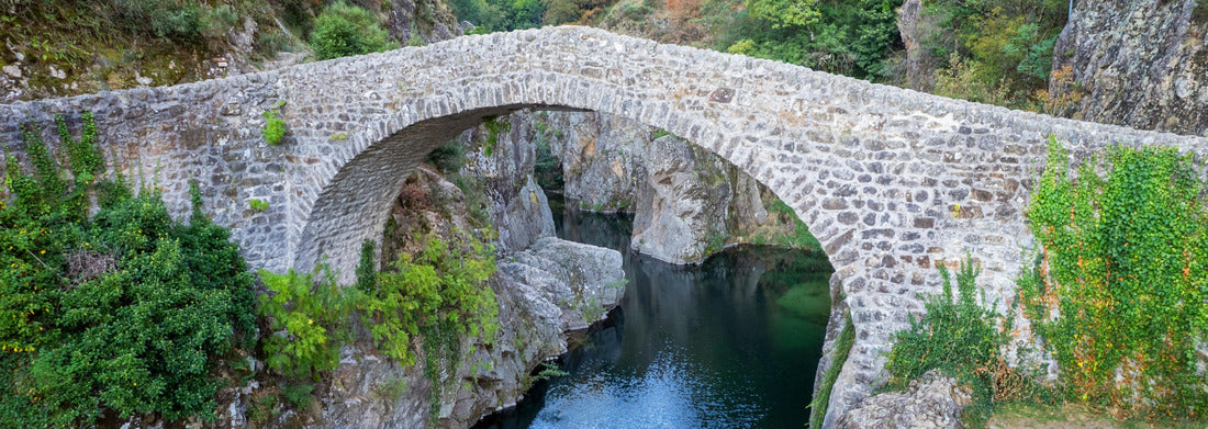 Noah Jigsaw Puzzle Devil's Bridge in Ardeche Gorges, France Panorama 1000 Pieces