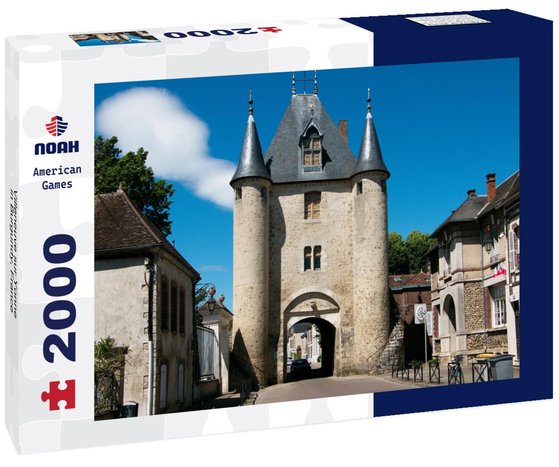 Villeneuve sur Yonne in Burgundy, France 2000pc Puzzle