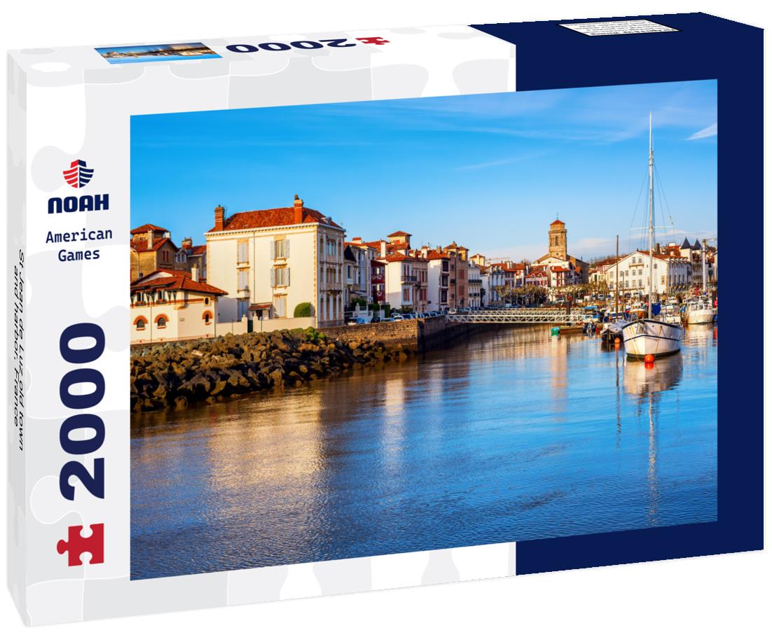 St Jean de Luz old town and harbor, France 2000pc Puzzle