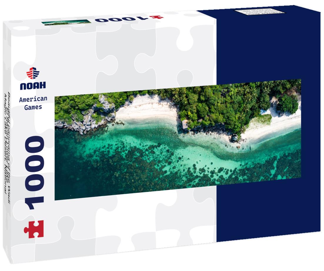 Noah Jigsaw Puzzle Beautiful panorama of the Wadi El Rayan Lower Lake - Magic Lake Desert, National Park, Fayyum Oasis, Egypt Panorama 1000 Pieces