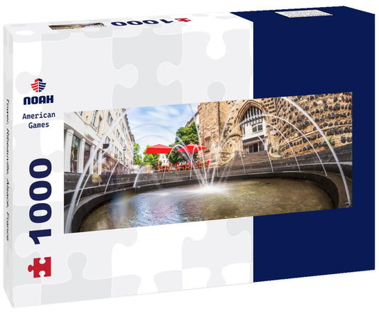 Noah Jigsaw Puzzle Tower, Ribeauville, Alsace, France Panorama 1000 Pieces