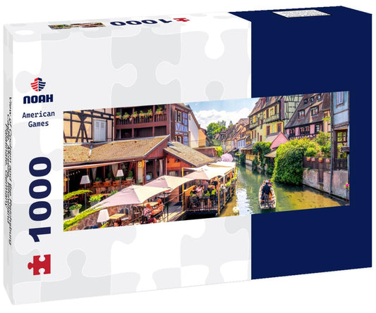 Cochem and the Reichsburg Castle, Moselle, Rhineland-Palatinate, Germany 1000pc Panoramic Puzzle