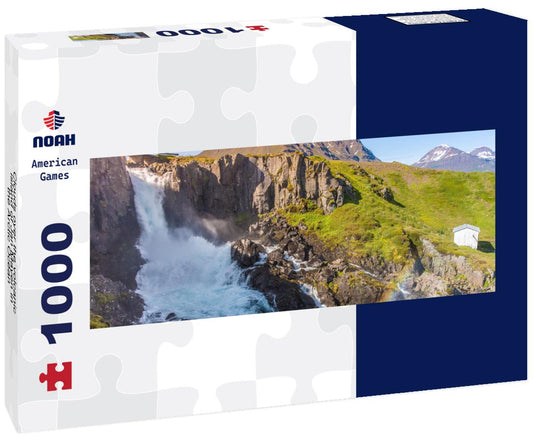 Noah Jigsaw Puzzle Clouds over the volcanic island of Jan Mayen in the Arctic Ocean Panorama 1000 Pieces