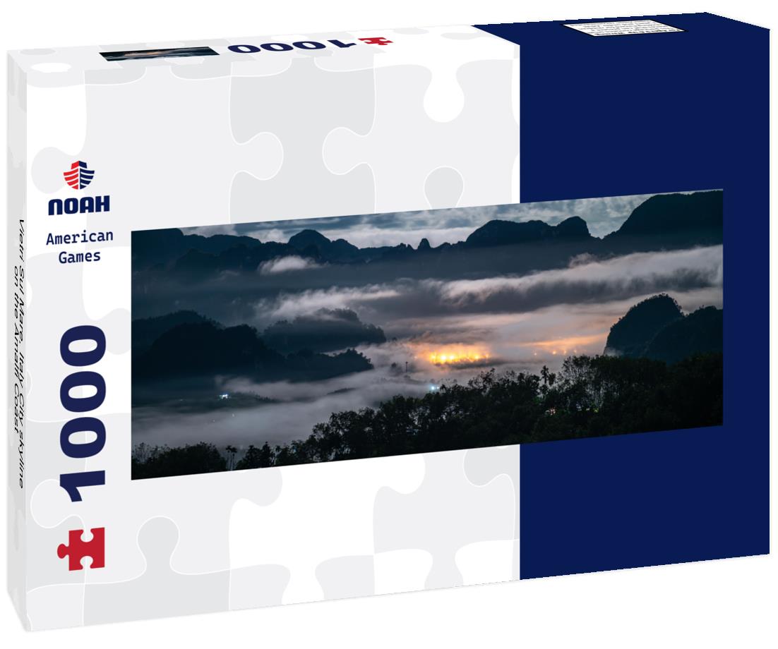 Noah Jigsaw Puzzle Vietri Sul Mare, Italy City skyline on the Amalfi Coast Panorama 1000 Pieces