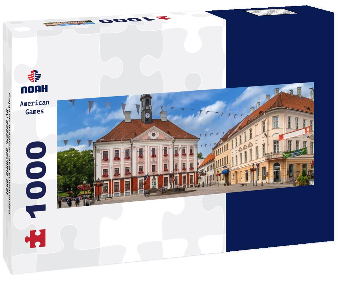 Noah Jigsaw Puzzle Fayyum magical lake surrounded by desert, daytime shot Panorama 1000 Pieces