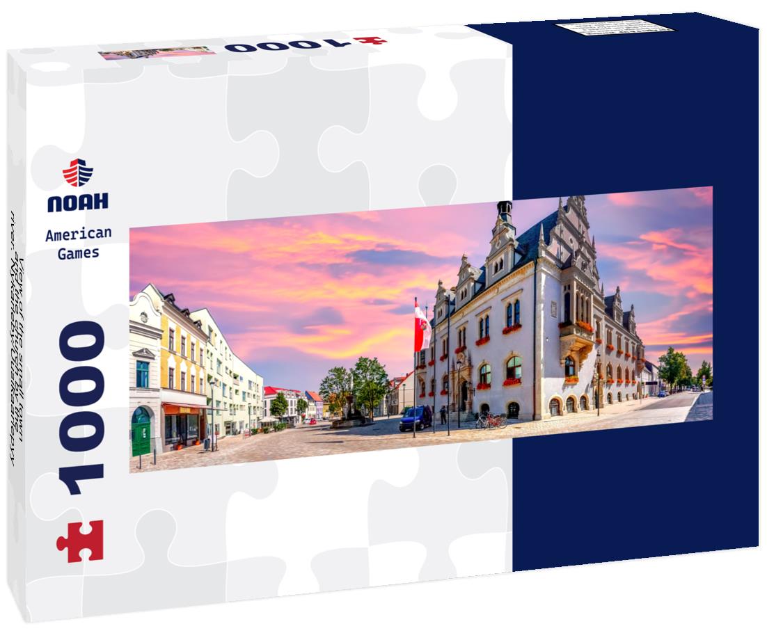 Noah Jigsaw Puzzle View of the small town and the church by the river. Nykarleby/Uusikaarlepyy, Finland Panorama 1000 Pieces