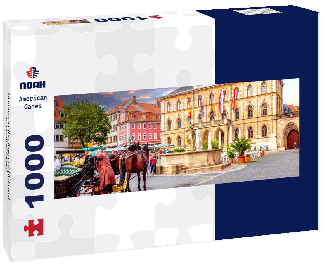 Noah Jigsaw Puzzle Houses in the town of Rehovot in central Israel Panorama 1000 Pieces