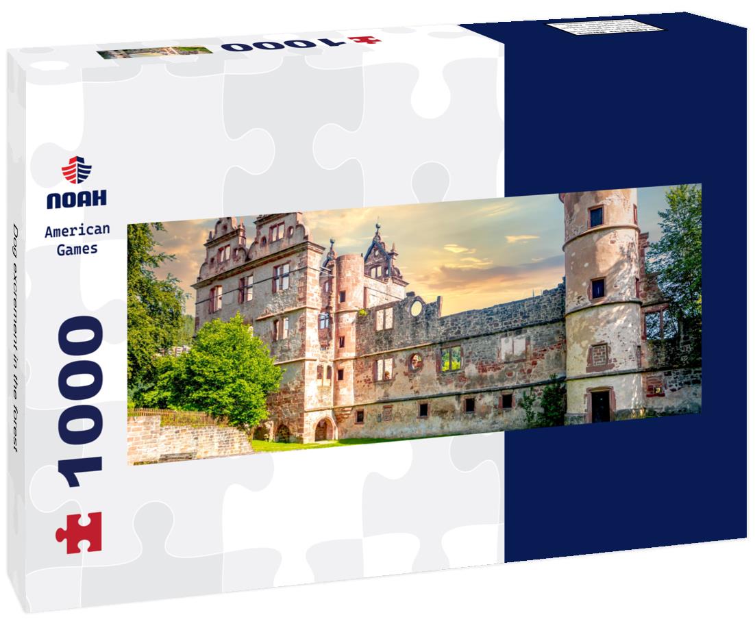 Noah Jigsaw Puzzle Dog excrement in the forest Panorama 1000 Pieces