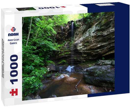 Noah Jigsaw Puzzle Waterfall flows through the wilderness of the Talladega National Forest in Alabama 1000 Pieces