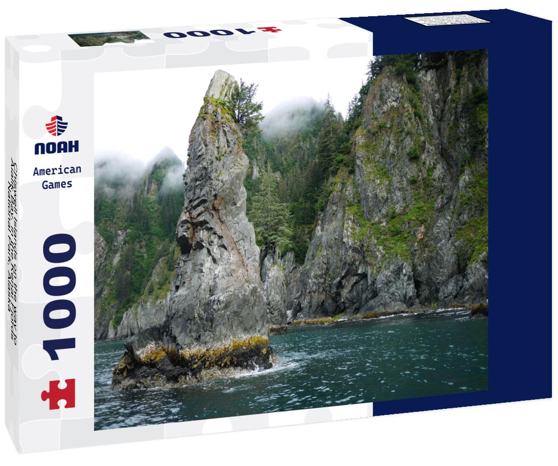 Noah Jigsaw Puzzle Chiswell Islands on the way to Aialik Bay, in the Kenai Fjords National Park, Alaska 1000 Pieces