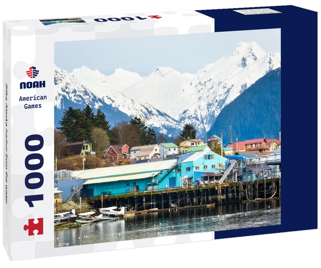 Sitka Alaska harbor from the water 1000pc Puzzle