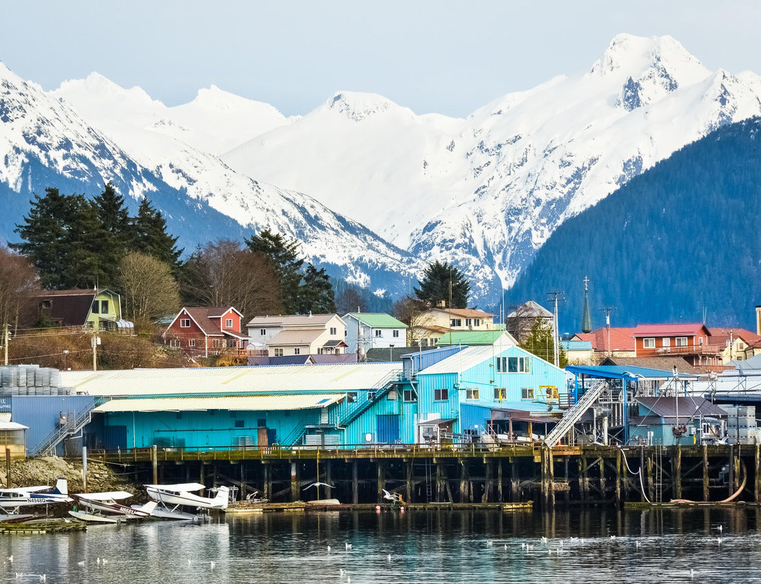 Sitka Alaska harbor from the water 1000pc Puzzle