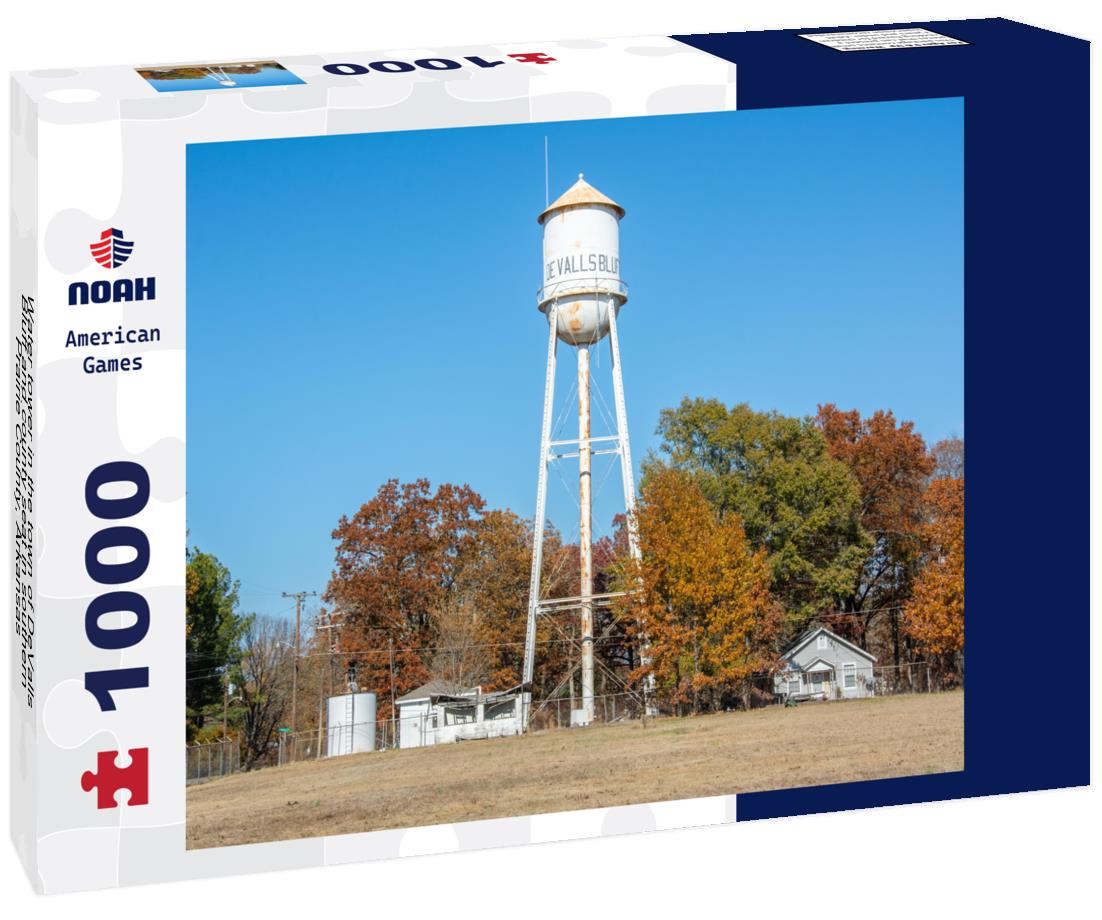 Water tower in the town of DeValls Bluff and county seat in southern Prairie County, Arkansas 1000pc Puzzle
