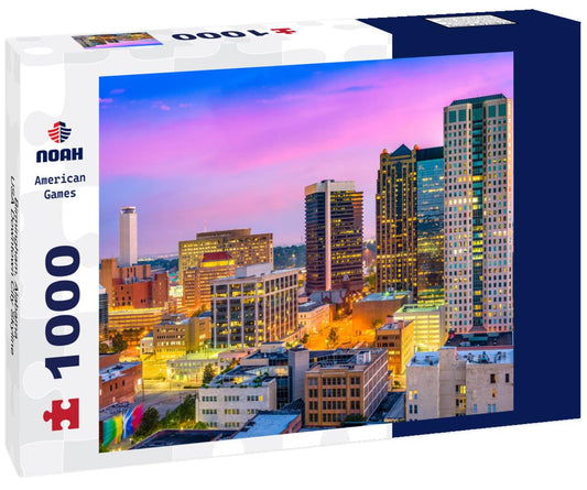 Noah Jigsaw Puzzle Birmingham, Alabama, USA Downtown City Skyline 1000 Pieces