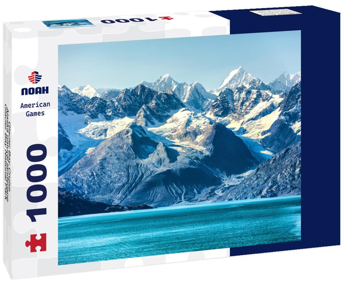 Noah Jigsaw Puzzle Glacier Bay Cruise - Alaska natural landscape. Glacier Bay National Park in Alaska, USA 1000 Pieces