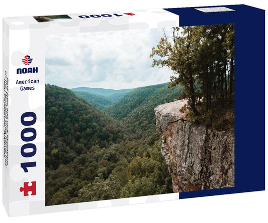 Noah Jigsaw Puzzle Bluff lines and rock formations on the Hawksbill Crag hiking trail; near Fayetteville, Arkansas 1000 Pieces