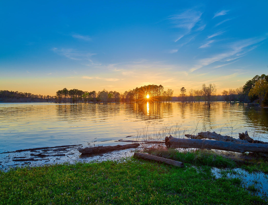 Noah Jigsaw Puzzle Beautiful sunset at Beaver Lake near Rogers Arkansas 1000 Pieces