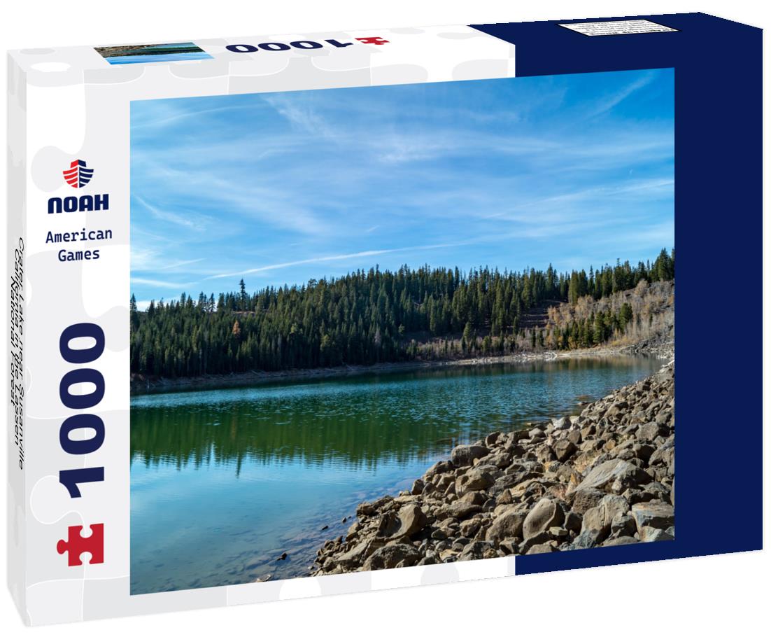 Noah Jigsaw Puzzle Crater Lake near Susanville, California in the Lassen National Forest 1000 Pieces