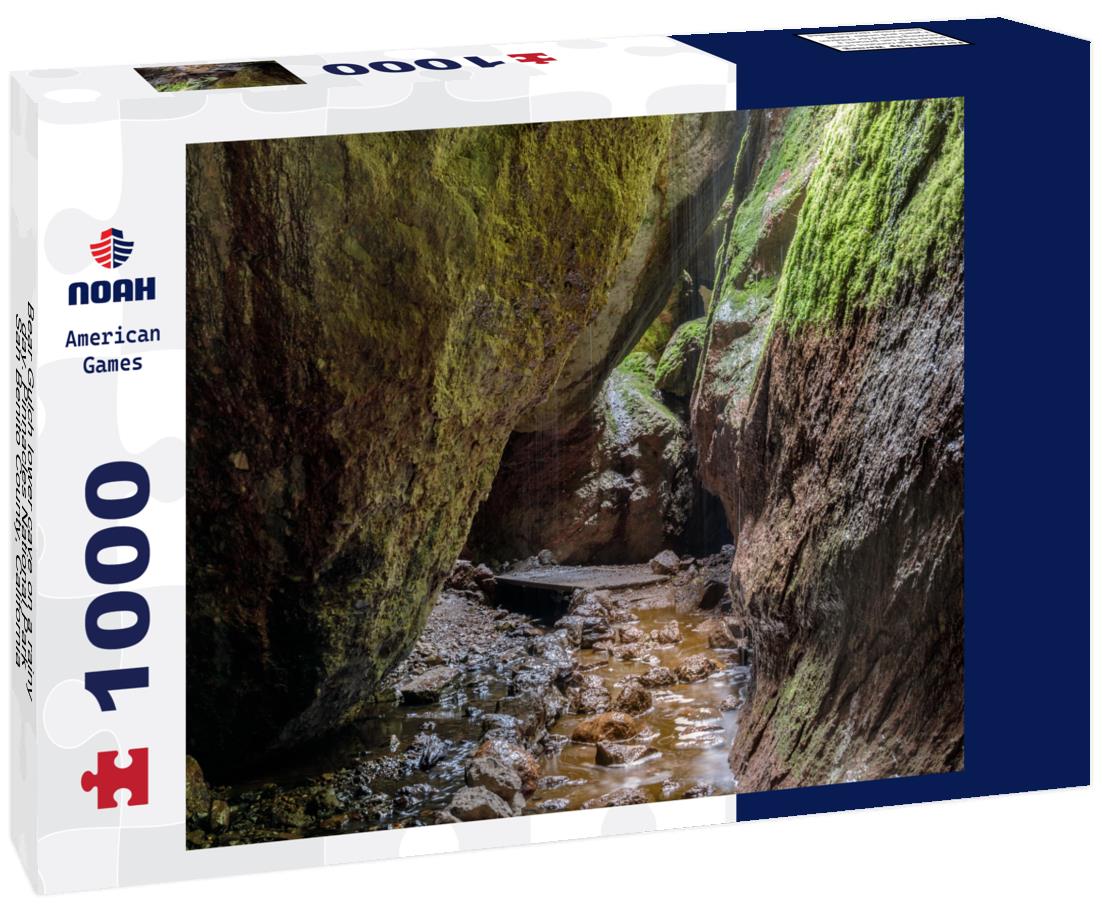 Noah Jigsaw Puzzle Bear Gulch lower cave on a rainy day. Pinnacles National Park, San Benito County, California, USA 1000 Pieces