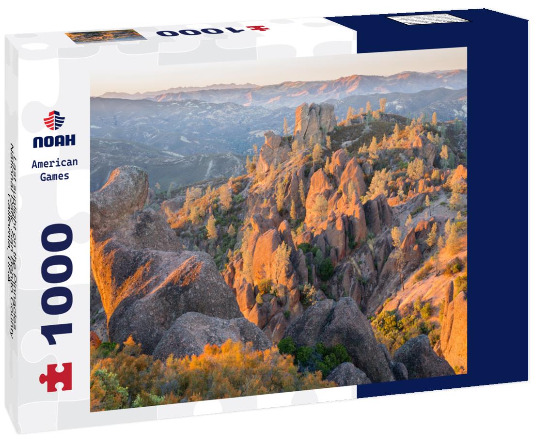 Noah Jigsaw Puzzle Last sunlight on the Pinnacles National Park. San Benito County, California, USA 1000 Pieces