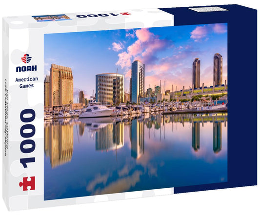 Noah Jigsaw Puzzle San Diego, California, USA Downtown city skyline 1000 Pieces