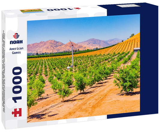 Noah Jigsaw Puzzle The San Joaquin Valley is full of towering mist trees and young citrus trees and surrounded by other orchards in the agricultural center of California, near Visalia and Fresno 1000 Pieces