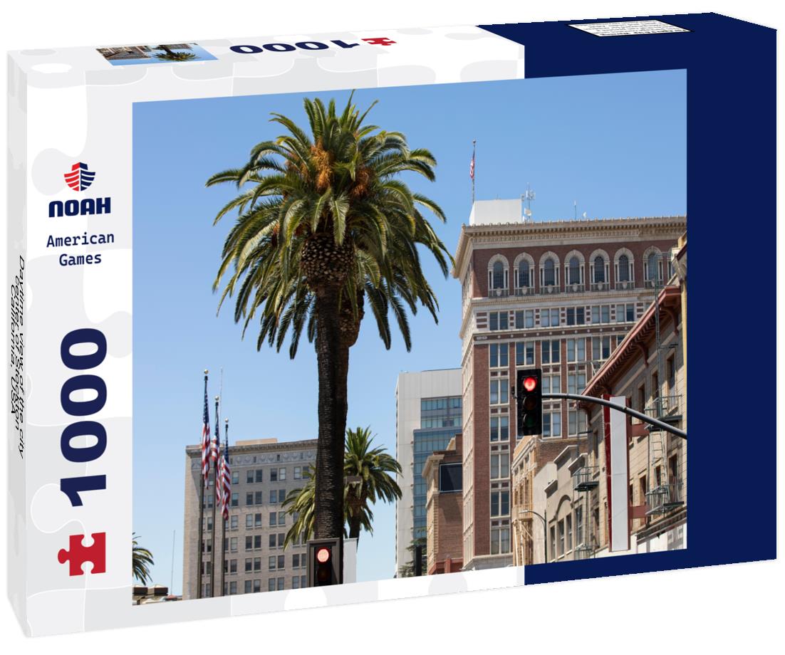 Noah Jigsaw Puzzle Daytime view of the city center of Stockton, California, USA 1000 Pieces