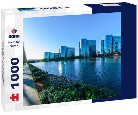 Noah Jigsaw Puzzle Modern corporate architecture. Silicon Valley, Redwood City, California, United States 1000 Pieces
