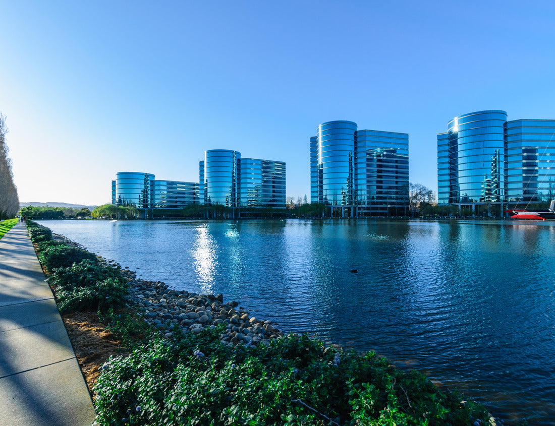 Noah Jigsaw Puzzle Modern corporate architecture. Silicon Valley, Redwood City, California, United States 1000 Pieces