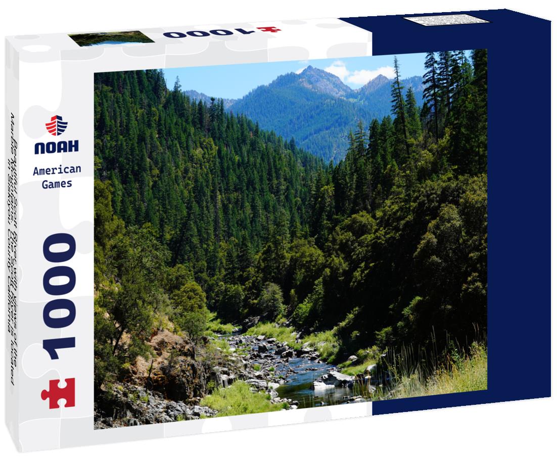 Noah Jigsaw Puzzle Beautiful Scott River with views of the Marble Mountains. The Scott River is located in Siskiyou County California 1000 Pieces