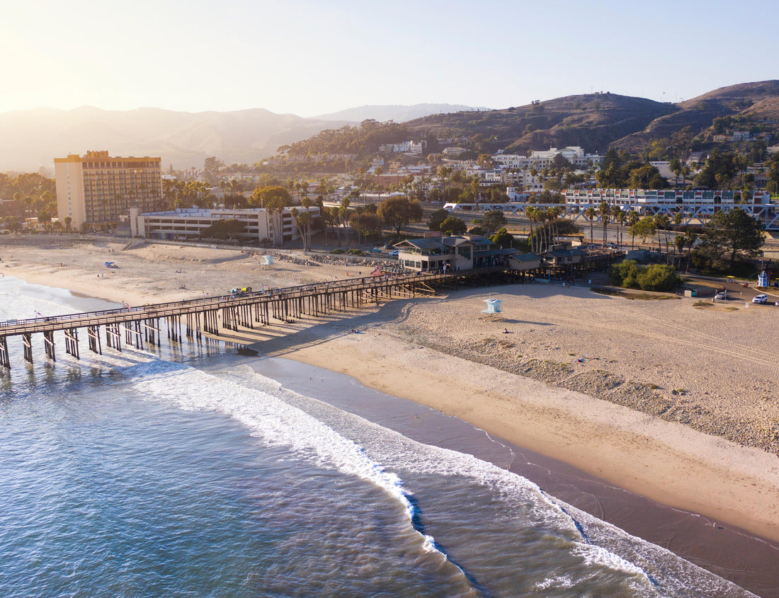 Noah Jigsaw Puzzle Aerial view of downtown Ventura, California and the coast of San Buenaventura State Beach 1000 Pieces