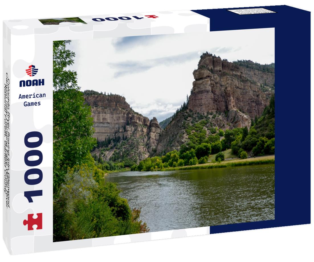 Noah Jigsaw Puzzle Colorado River flowing into Glenwood Canyon near Hanging Lake White River National Forest, Garfield County, Glenwood Springs, Colorado, USA 1000 Pieces