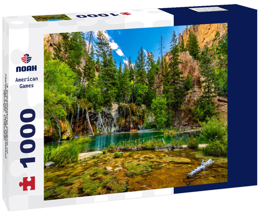 Noah Jigsaw Puzzle A breathtaking picture of Hanging Lake near Glenwood Springs, Colorado 1000 Pieces