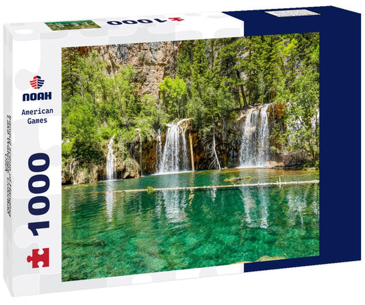 Noah Jigsaw Puzzle tranquil scene of Hanging Lake Waterfall, Colorado, USA 1000 Pieces