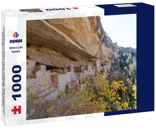 Noah Jigsaw Puzzle Cliff Palace in Mesa Verde National Park in Colorado protects the ancient sites of Pueblo. Cliff Palace is the largest and most famous cliff in the park 1000 Pieces