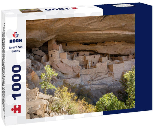 Noah Jigsaw Puzzle The Cliff Palace in Mesa Verde National Park in Colorado protects the ancient sites in Pueblo. Cliff Palace is the largest and most famous cliff in the park 1000 Pieces