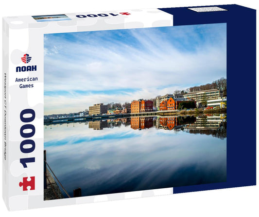 Noah Jigsaw Puzzle Westport CT Downtown Bridge 1000 Pieces