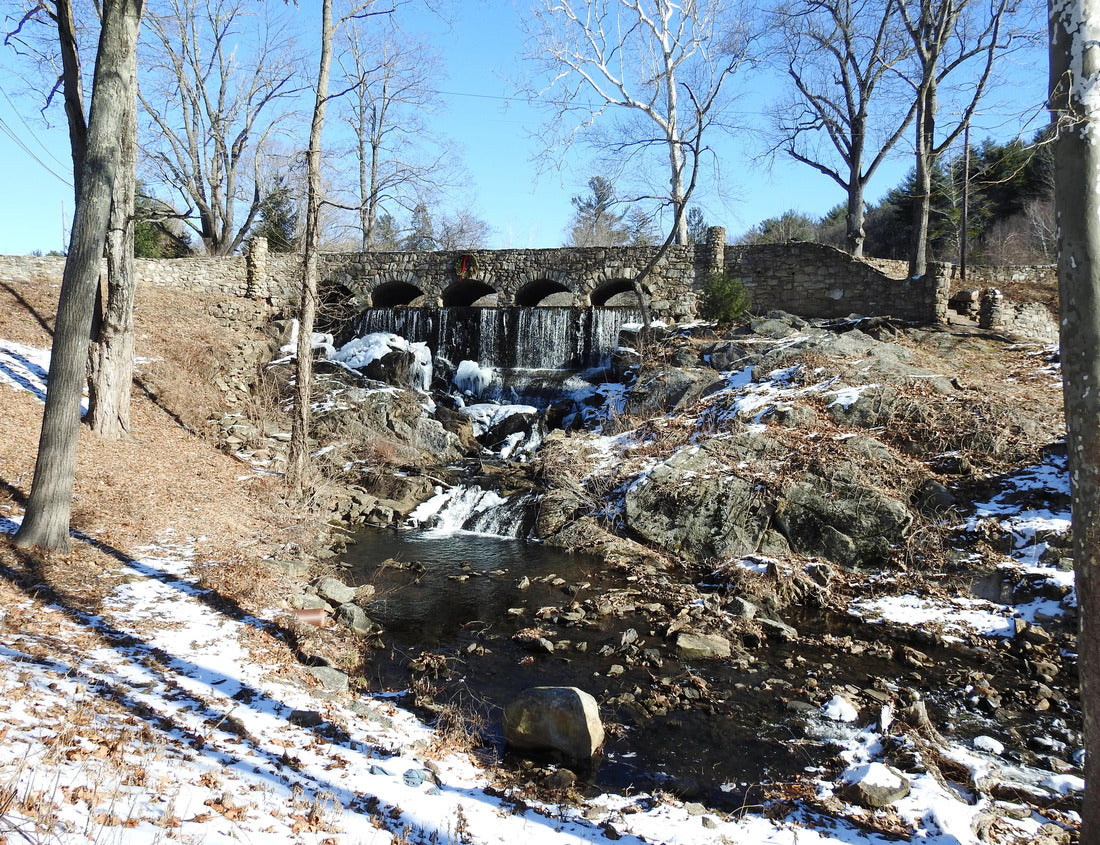 Noah Jigsaw Puzzle The winter landscape of Case Falls in Manchester, Hartford County, Connecticut 1000 Pieces