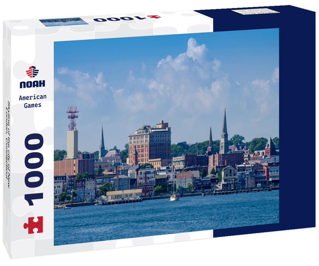 Noah Jigsaw Puzzle Skyline of the city of New London, Connecticut 1000 Pieces
