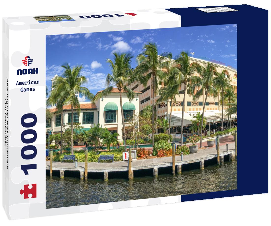 Noah Jigsaw Puzzle Beautiful river walk promenade, Fort Lauderdale 1000 Pieces