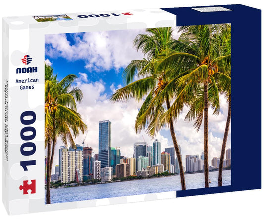 Noah Jigsaw Puzzle Miami, Florida, USA tropical skyline in the city center 1000 Pieces