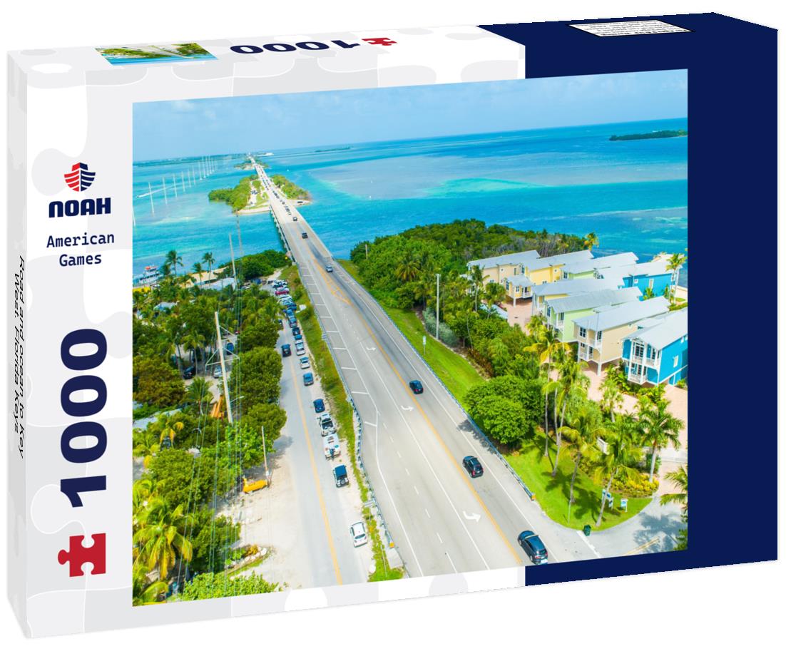 Noah Jigsaw Puzzle Road and ocean to Key West. Florida Keys 1000 Pieces