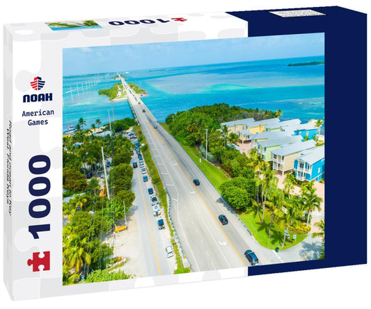 Noah Jigsaw Puzzle Road and ocean to Key West. Florida Keys 1000 Pieces