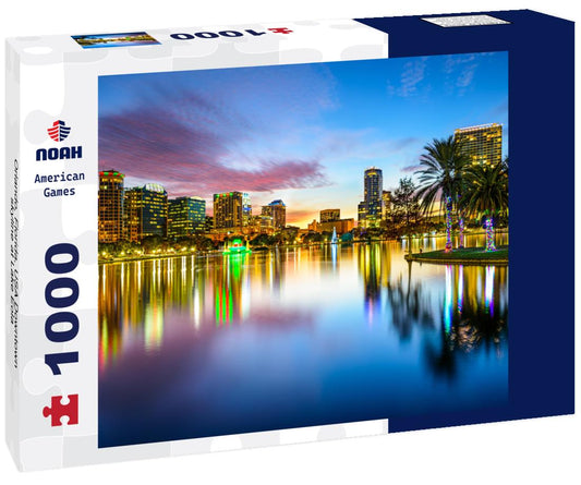 Noah Jigsaw Puzzle Orlando, Florida, USA Downtown skyline at Lake Eola 1000 Pieces