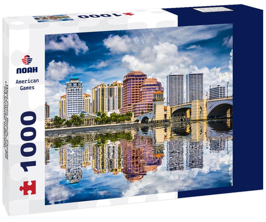 Noah Jigsaw Puzzle West Palm Beach, Florida, USA Downtown across the intracoastal waterway 1000 Pieces