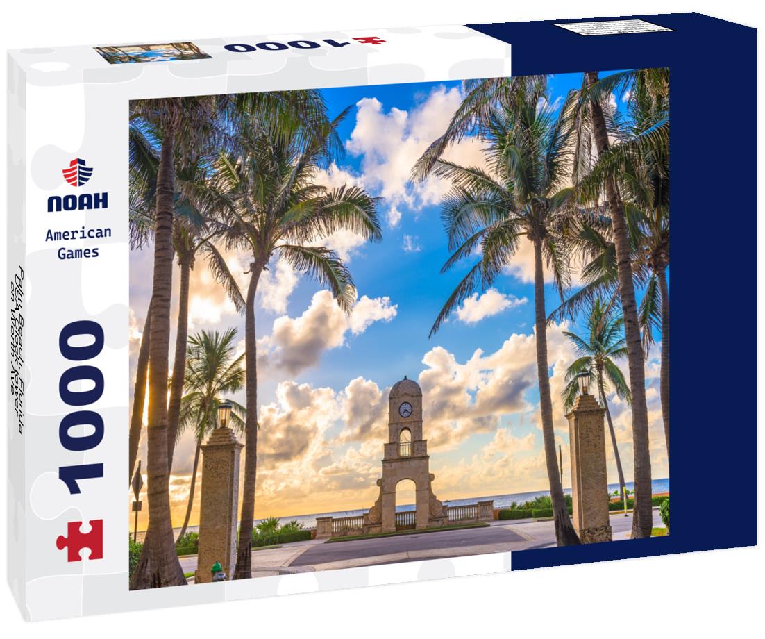 Noah Jigsaw Puzzle Palm Beach, Florida, USA Clock tower on Worth Ave 1000 Pieces