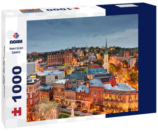 Noah Jigsaw Puzzle Macon, Georgia, USA Skyline in the city center 1000 Pieces