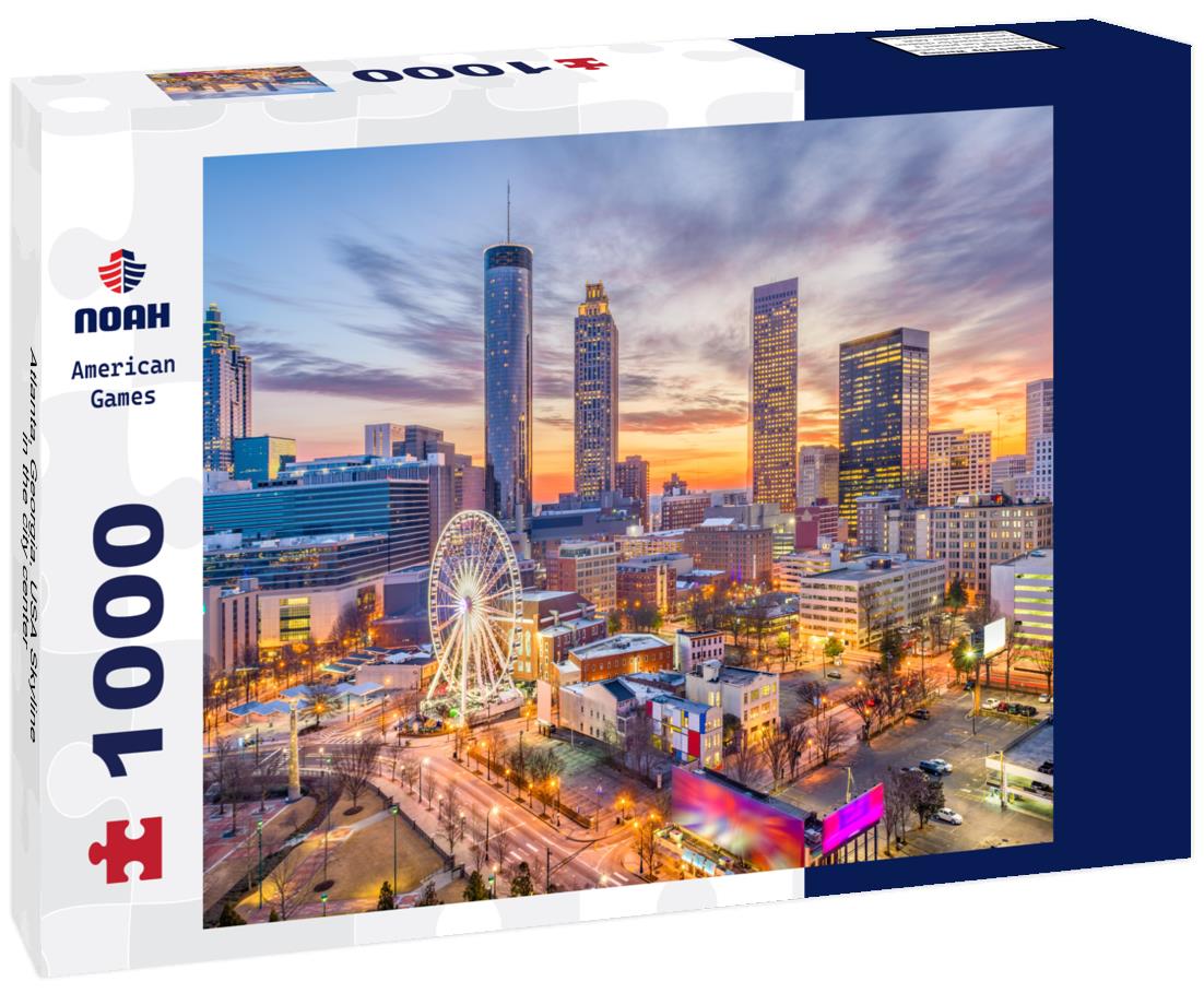 Noah Jigsaw Puzzle Atlanta, Georgia, USA Skyline in the city center 1000 Pieces