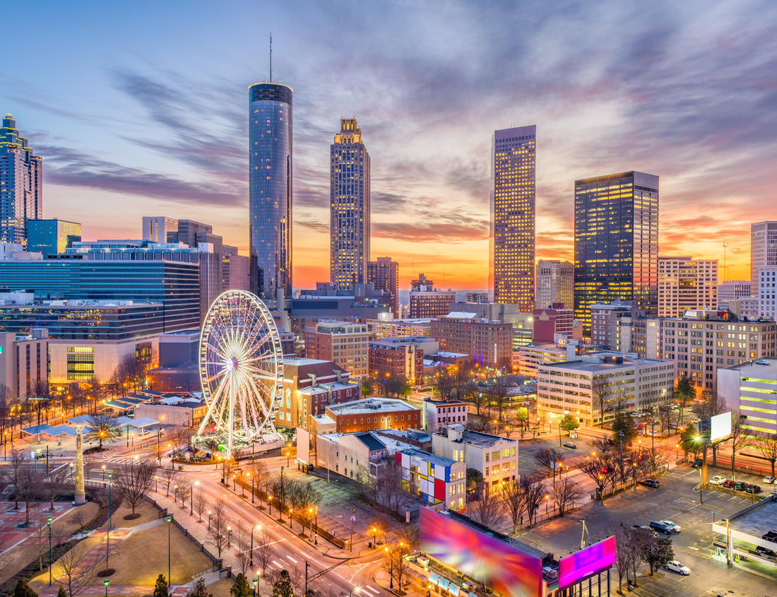 Noah Jigsaw Puzzle Atlanta, Georgia, USA Skyline in the city center 1000 Pieces